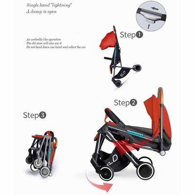 Travel Lite Stroller - SLD by Teknum - Red
